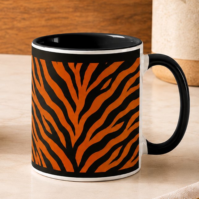 "TIGRESS PRINT" - 11 OZ. COFFEE MUG (Creator Uploaded)