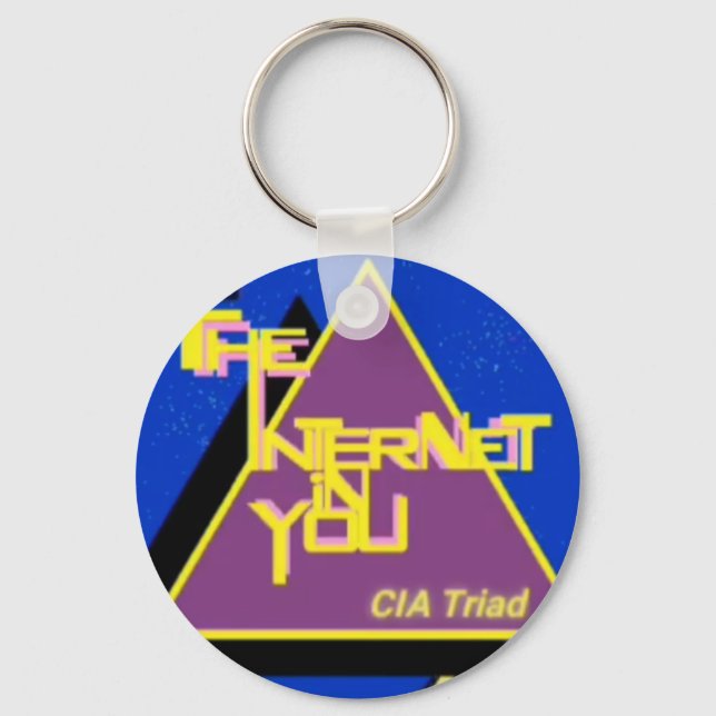 TIIY KEYCHAIN (CIA Triad) (Front)