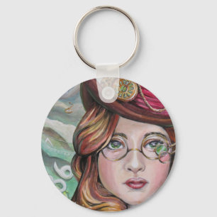 Tijdreizigster sleutelhanger key ring