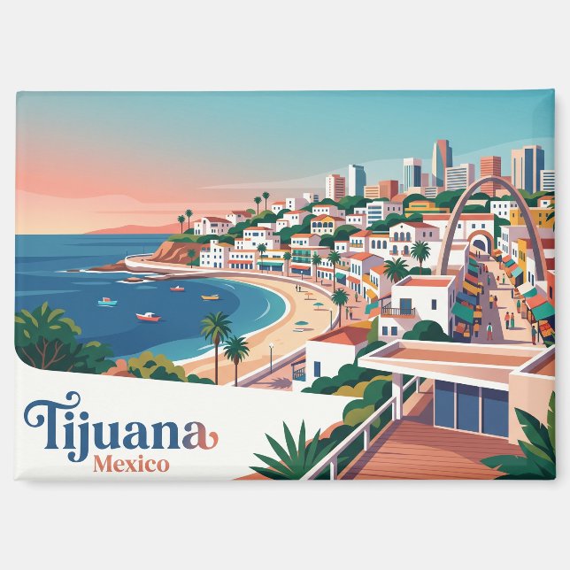 Tijuana Mexico Magnet (Front)