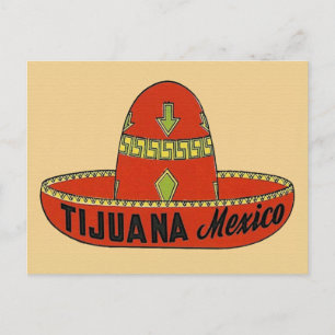 Tijuana Mexico Vintage Travel Postcard