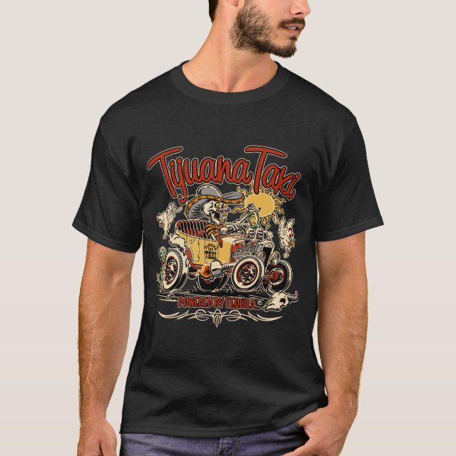 Tijuana Taxi - Car-toon T-Shirt (Front)