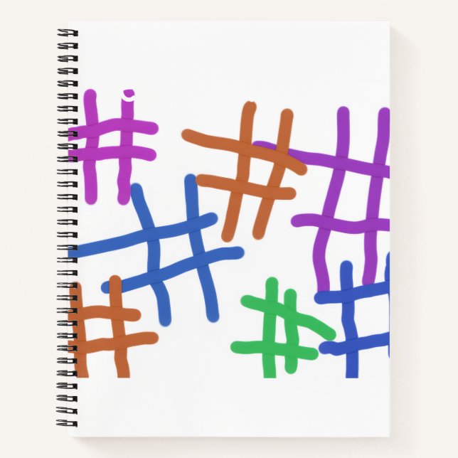 Tik Tak Tow  Notebook (Front)