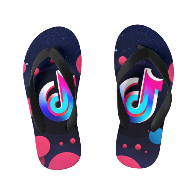 Tik tok  kid's jandals (Footbed)