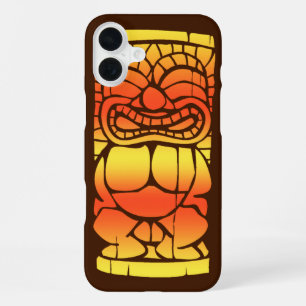 Tiki Ailani Hawaiian Sunset Blend Orange iPhone 16 Plus Case