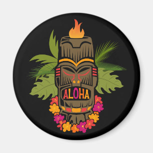 Tiki Aloha Magnet