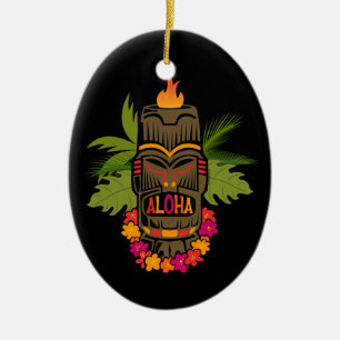 Tiki Aloha Ornament