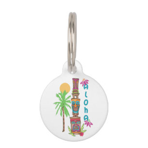 Tiki Aloha Pet Tag