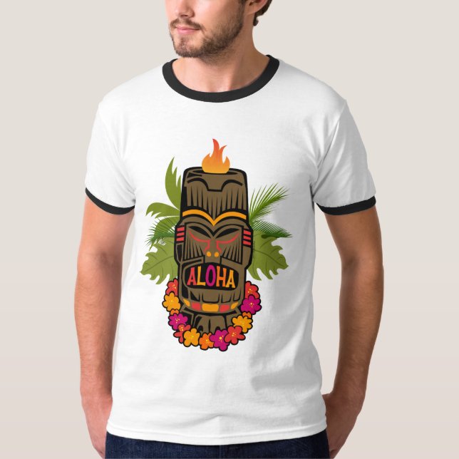 Tiki Aloha T-Shirt (Front)