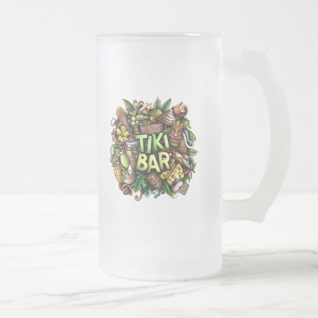 Tiki Bar Frosted Mug (Right)