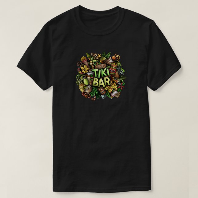 Tiki Bar T-Shirt (Design Front)