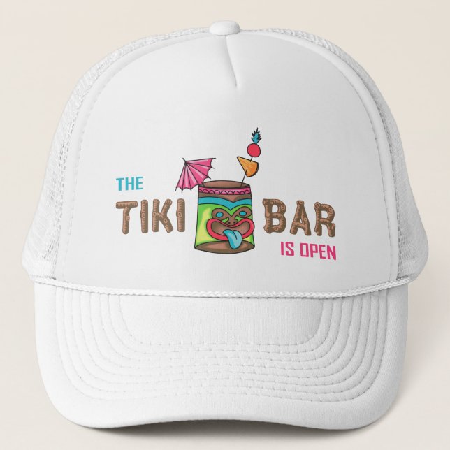 Tiki Bar Trucker Hat (Front)