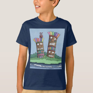 Tiki Bird Rosebud T-Shirt