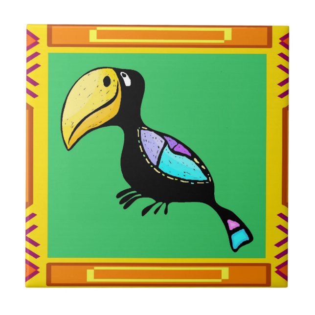 Tiki Bird Tile (Front)