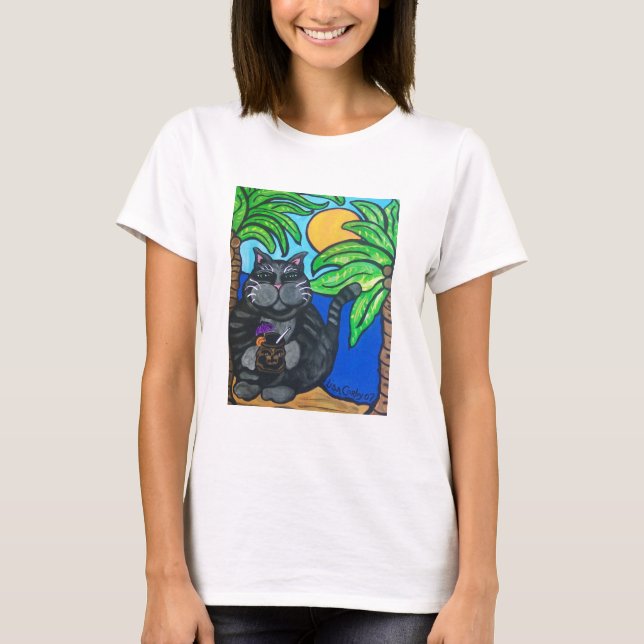 TIKI CAT T-Shirt (Front)