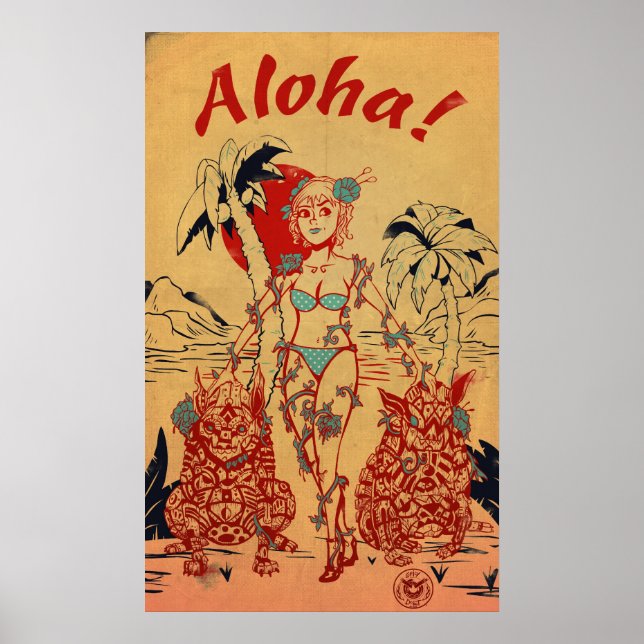 Tiki Dogs Poster (Front)