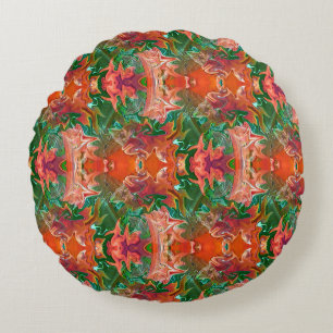 Tiki Garden..... Round Cushion