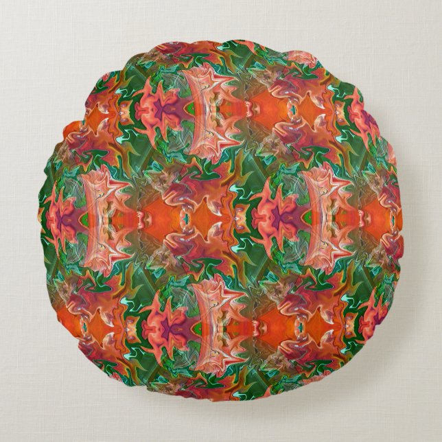 Tiki Garden..... Round Cushion (Front)