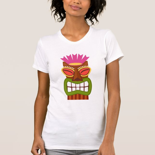 Tiki God Statue  T-Shirt (Front)