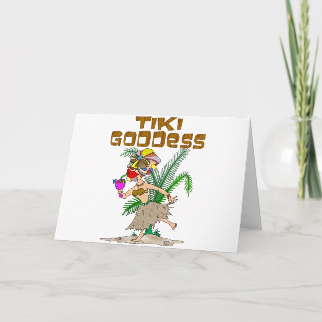 TIKI GODDESS CARD (Front)