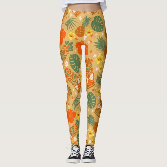 Tiki Gold Leggings (Front)