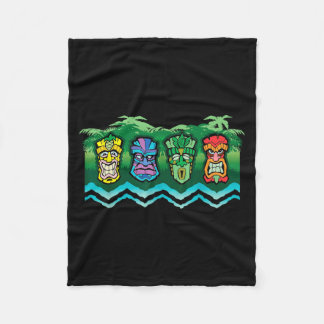 Tiki Guardians Fleece Blanket