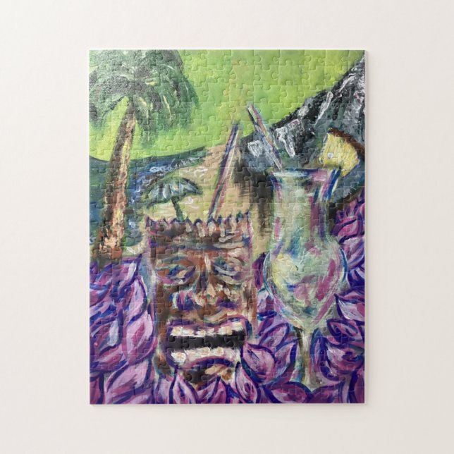Tiki & Luau Puzzle (Vertical)
