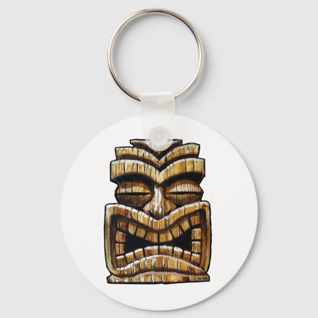 Tiki Man Key Ring (Front)