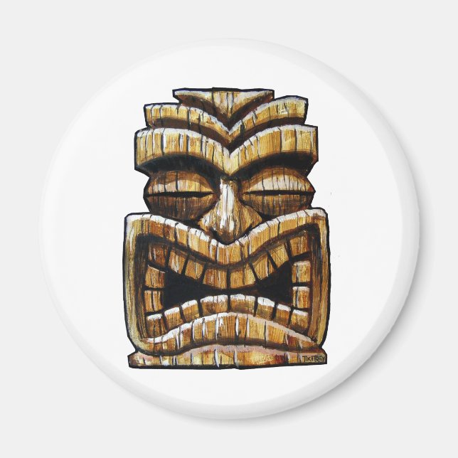 Tiki Man Magnet (Front)