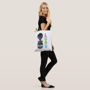 Tiki Mask Luau Party Tote Bag