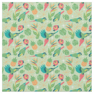 Tiki Parrot Fabric