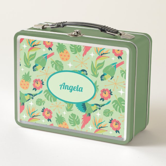Tiki Parrot Lunchbox (Front)