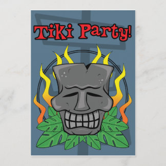 Tiki Party Invitation