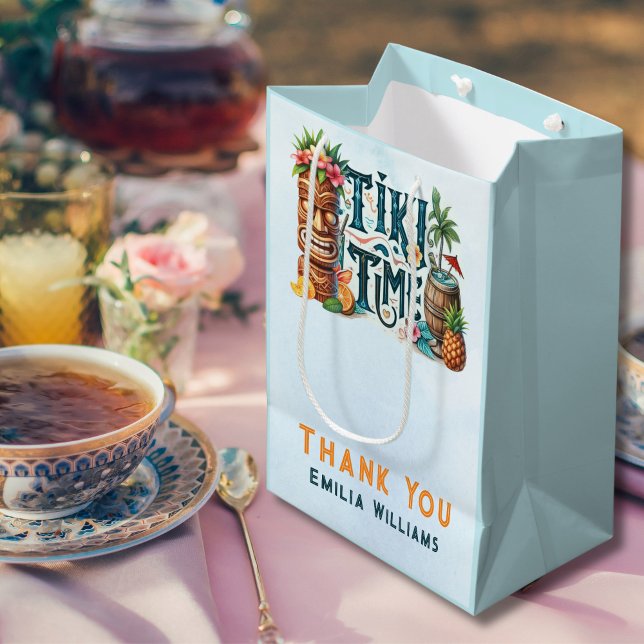 TIKI Party Personalised Custom Medium Gift Bag (Creator Uploaded)