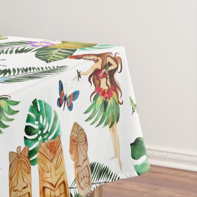 Tiki Party Tablecloth (In Situ)