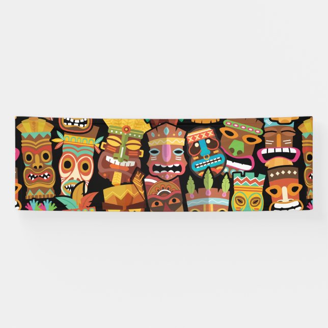 TIKI Pattern 4 Banner (Horizontal)