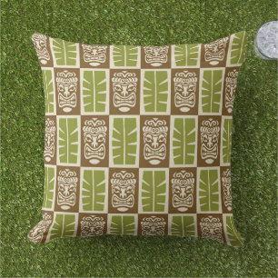 Tiki Pattern Cushion