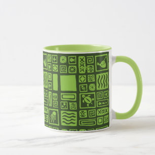 Tiki Pattern Mug