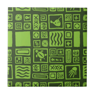 Tiki Pattern Tile