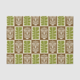 Tiki Pattern Tissue Paper