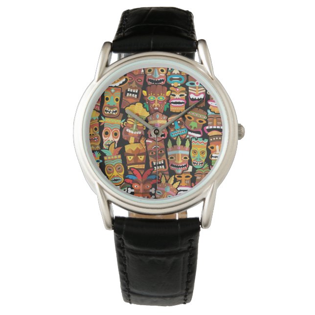 Tiki Pattern Watch (Front)