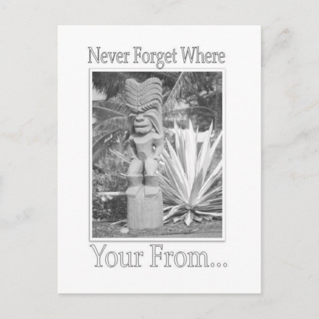tiki postcard (Front)