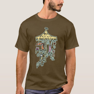 Tiki Room Birds by Tiki tOny T-Shirt