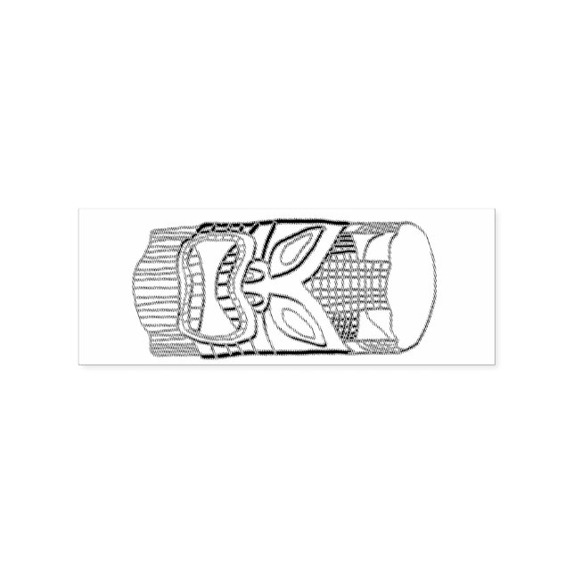 Tiki Sculpture Thunder_Cove Rubber Stamp (Imprint)