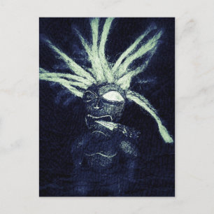 Tiki Smokes Postcard