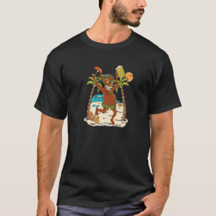 Tiki Style Hawaii Vacation Beach Island Summer Cru T-Shirt