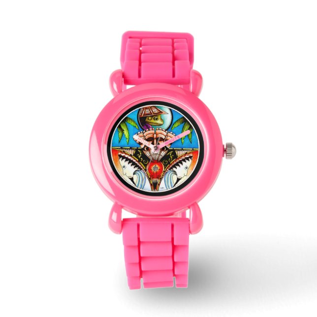 Tiki Tattoo Frog Watch (Front)