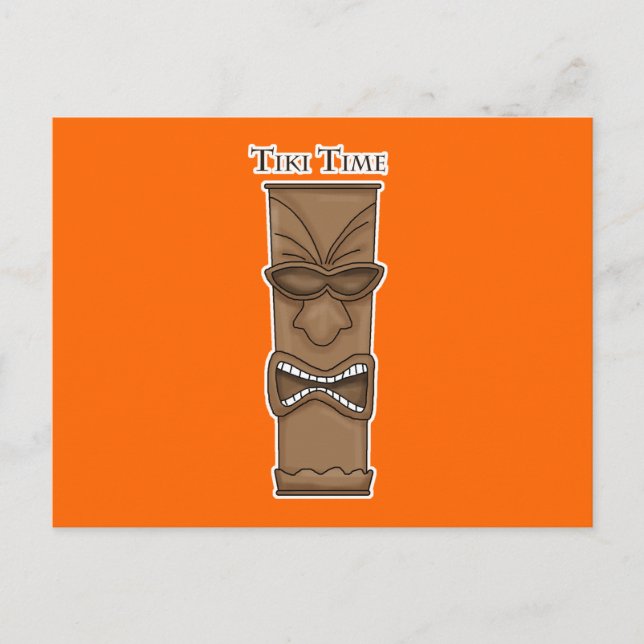 Tiki Time Post Card (Front)