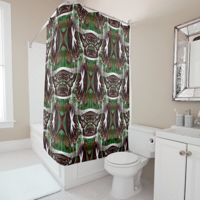 Tiki Time....... Shower Curtain (In Situ)