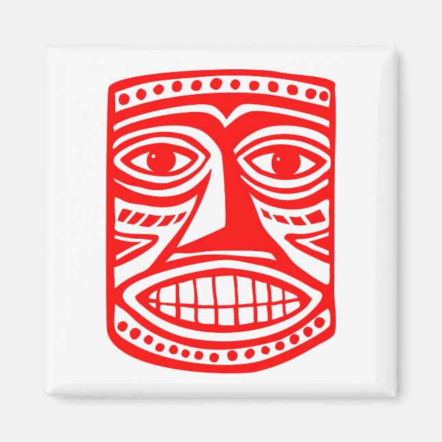 Tiki Toby - Red Magnet (Front)